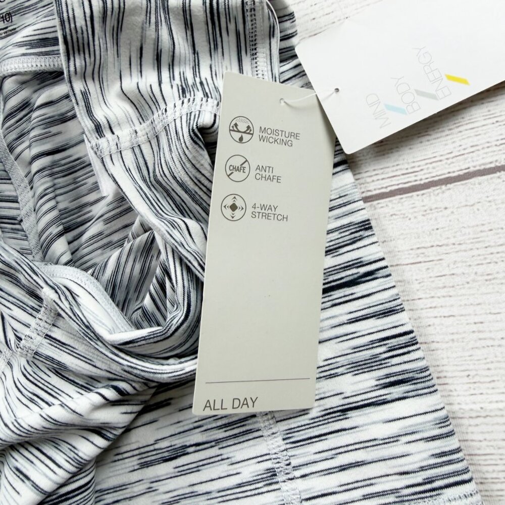 Zella Girls Leggings Gray Space Dye Athletic Yoga Pants M 8-10 NWT - Picture 4 of 7